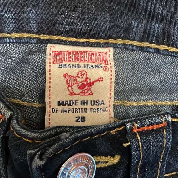 True Religion Brand Jeans. Size 26. Dark wash bootcut. - Picture 3 of 4